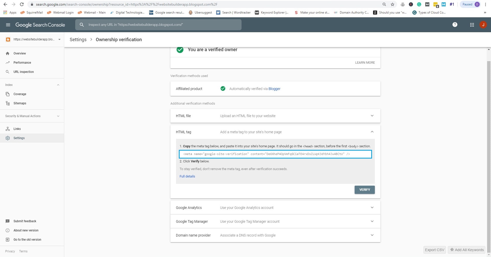 GSearchConsole
